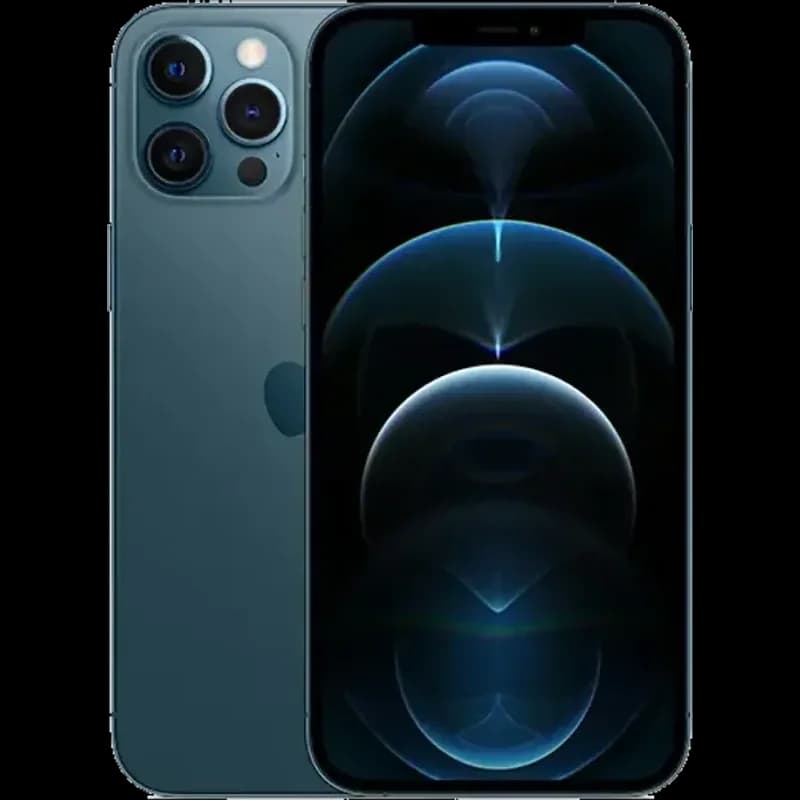 iPhone 12 Pro Max color Pacific Blue seminuevo en Bogota