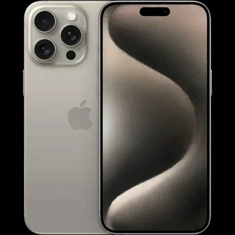 iPhone 15 Pro Max color Titanio Natural seminuevo en Bogota
